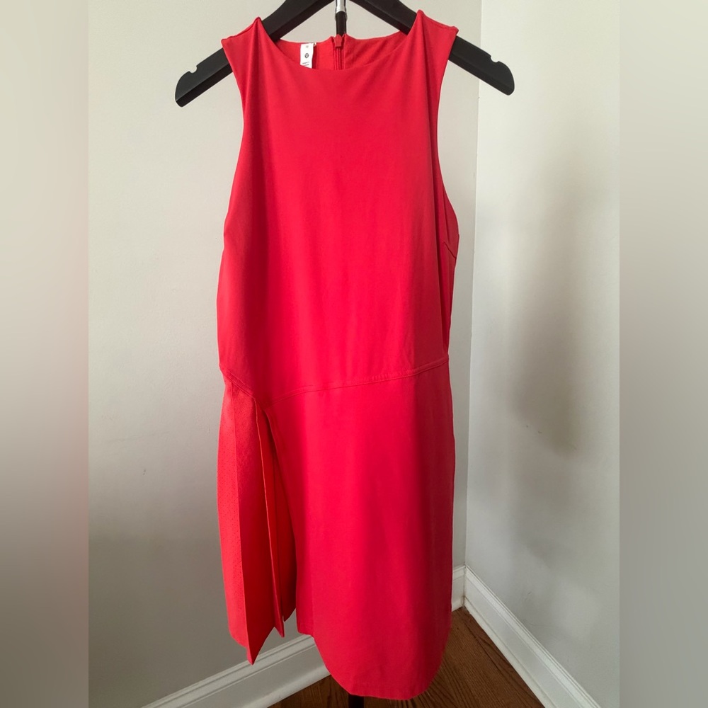 lululemon athletica Sleeveless Coral-Red Midi Dress